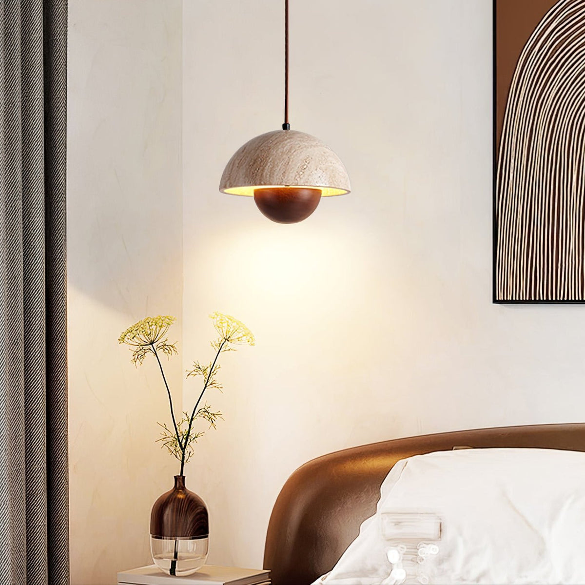 Bud Travertine Pendant Lamp – product view 11
