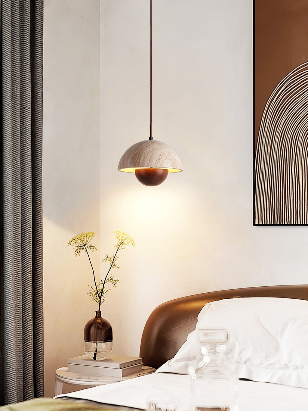 Bud Travertine Pendant Lamp – product view 13