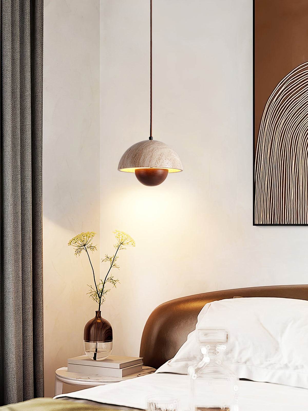 Bud Travertine Pendant Lamp – product view 13