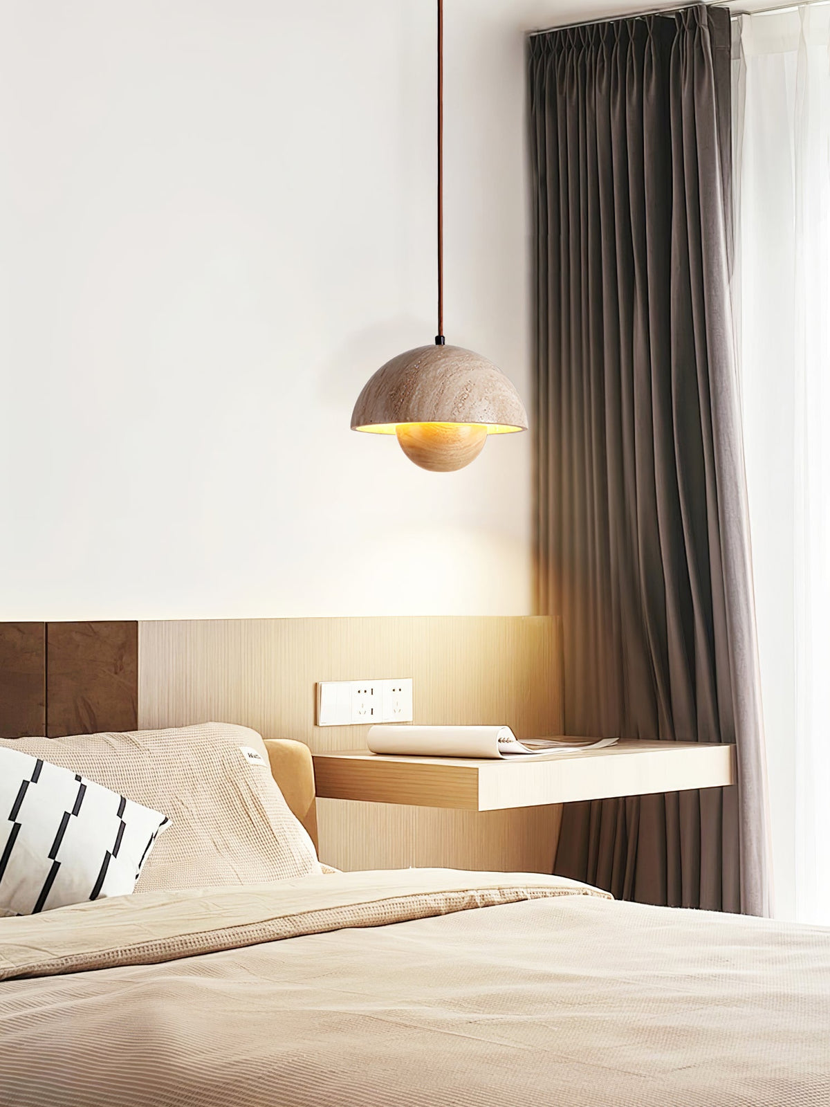 Bud Travertine Pendant Lamp – product view 15