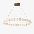 Alabaster Orb Ring Chandelier – product view 1