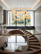 Alabaster Orb Ring Chandelier – product view 3