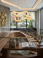 Alabaster Orb Ring Chandelier – product view 5