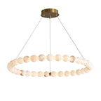 Alabaster Orb Ring Chandelier – product view 12