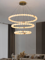 Alabaster Orb Ring Chandelier – product view 14