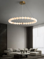 Alabaster Orb Ring Chandelier – product view 15