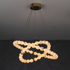 Alabaster Orb Ring Chandelier – product view 22