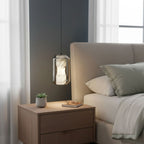 Alabaster Glass Cylinder Pendant Light – product view 9