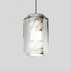 Alabaster Glass Cylinder Pendant Light – product view 25