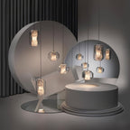 Alabaster Glass Cylinder Pendant Light – product view 27