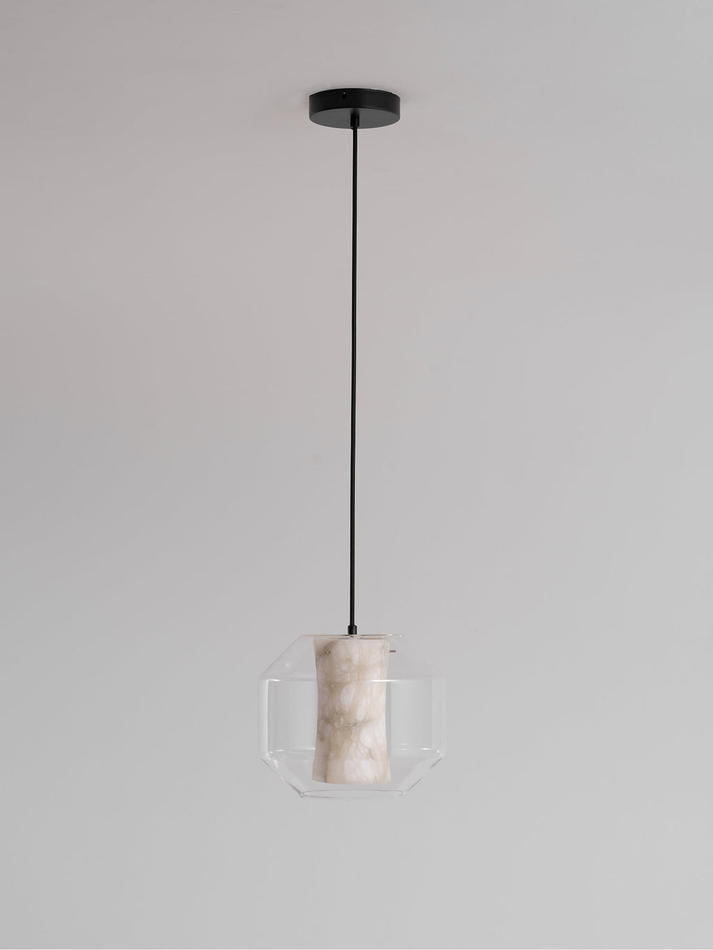 Alabaster Glass Cylinder Pendant Light – product view 39