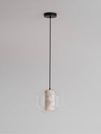 Alabaster Glass Cylinder Pendant Light – product view 39