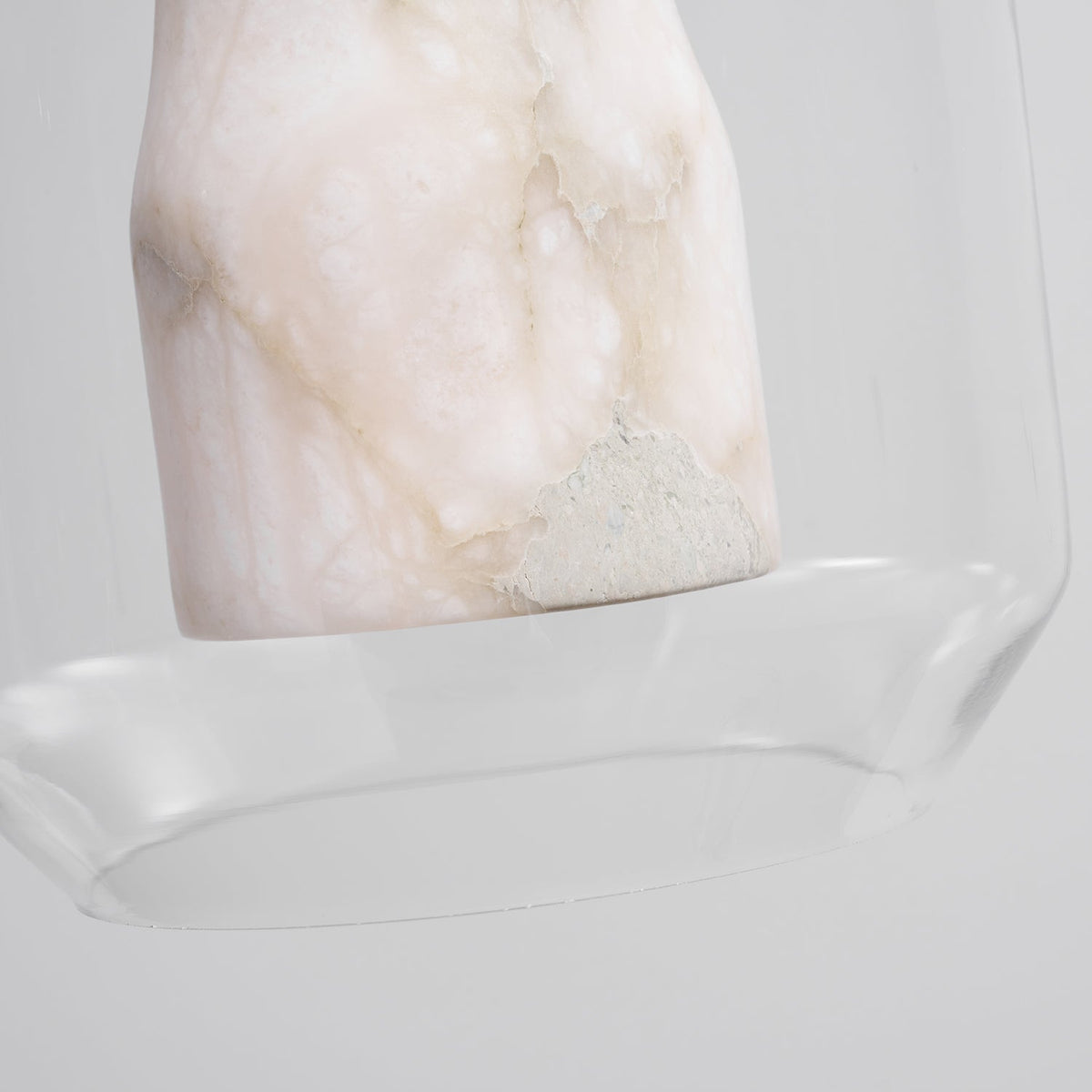 Alabaster Glass Cylinder Pendant Light – product view 41