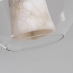 Alabaster Glass Cylinder Pendant Light – product view 42