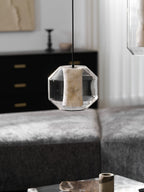 Alabaster Glass Cylinder Pendant Light – product view 53