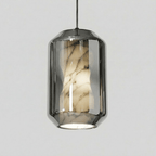 Alabaster Glass Cylinder Pendant Light – product view 56