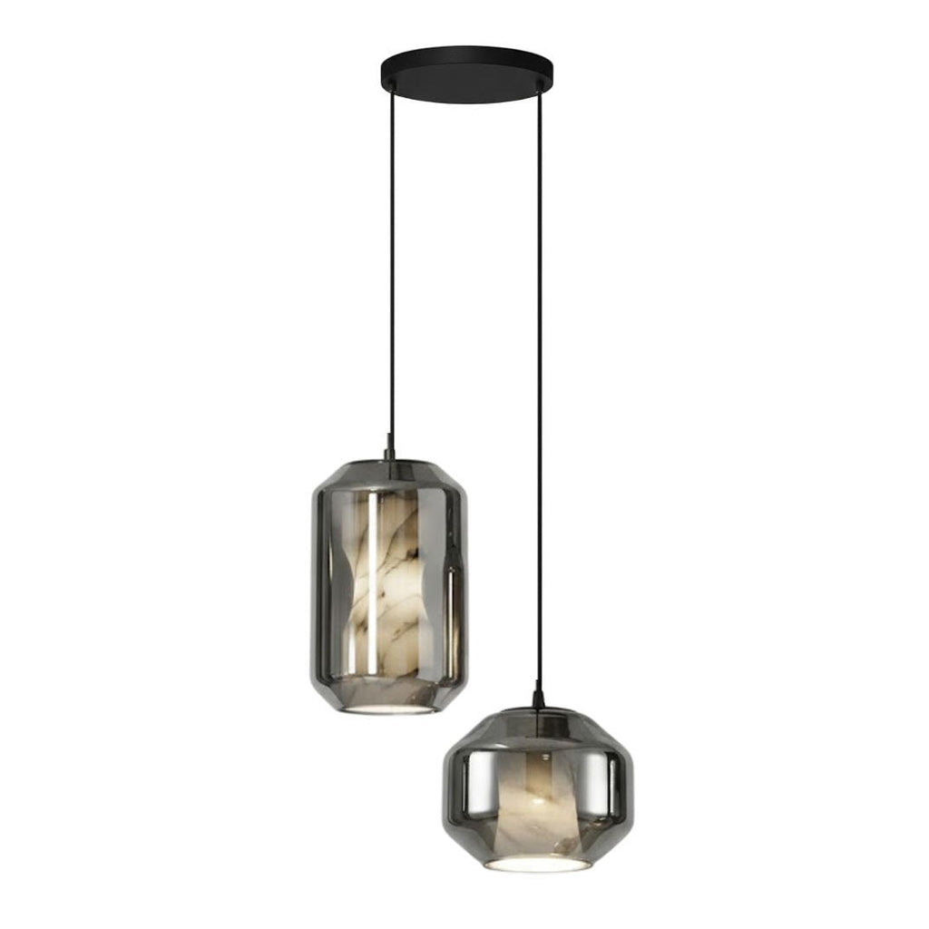 Alabaster Glass Cylinder Pendant Light – product view 58
