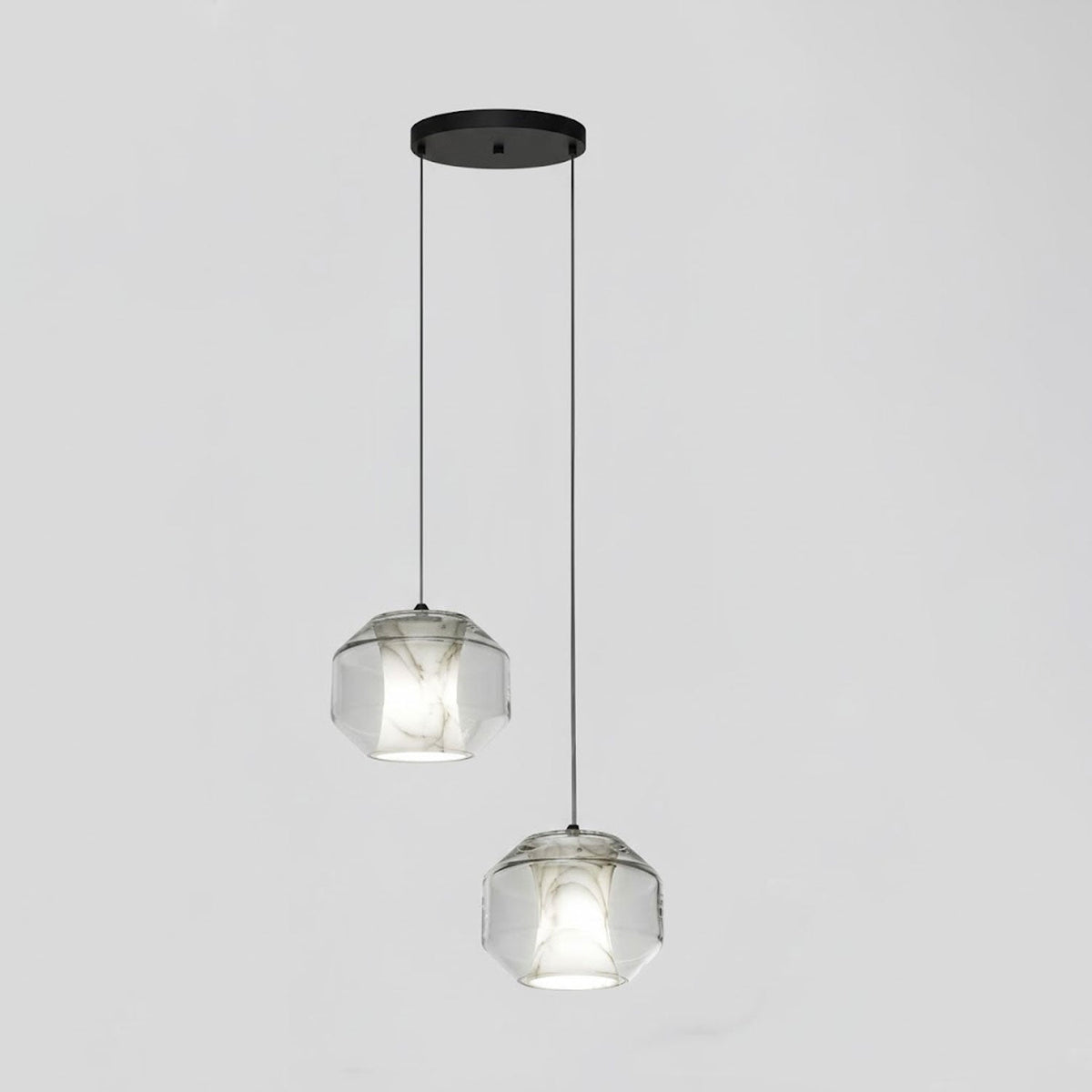 Alabaster Glass Cylinder Pendant Light – product view 67