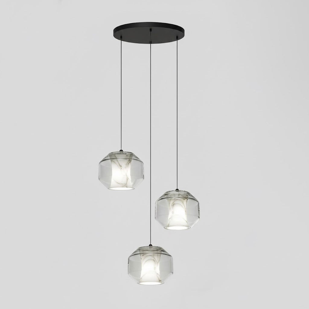 Alabaster Glass Cylinder Pendant Light – product view 69
