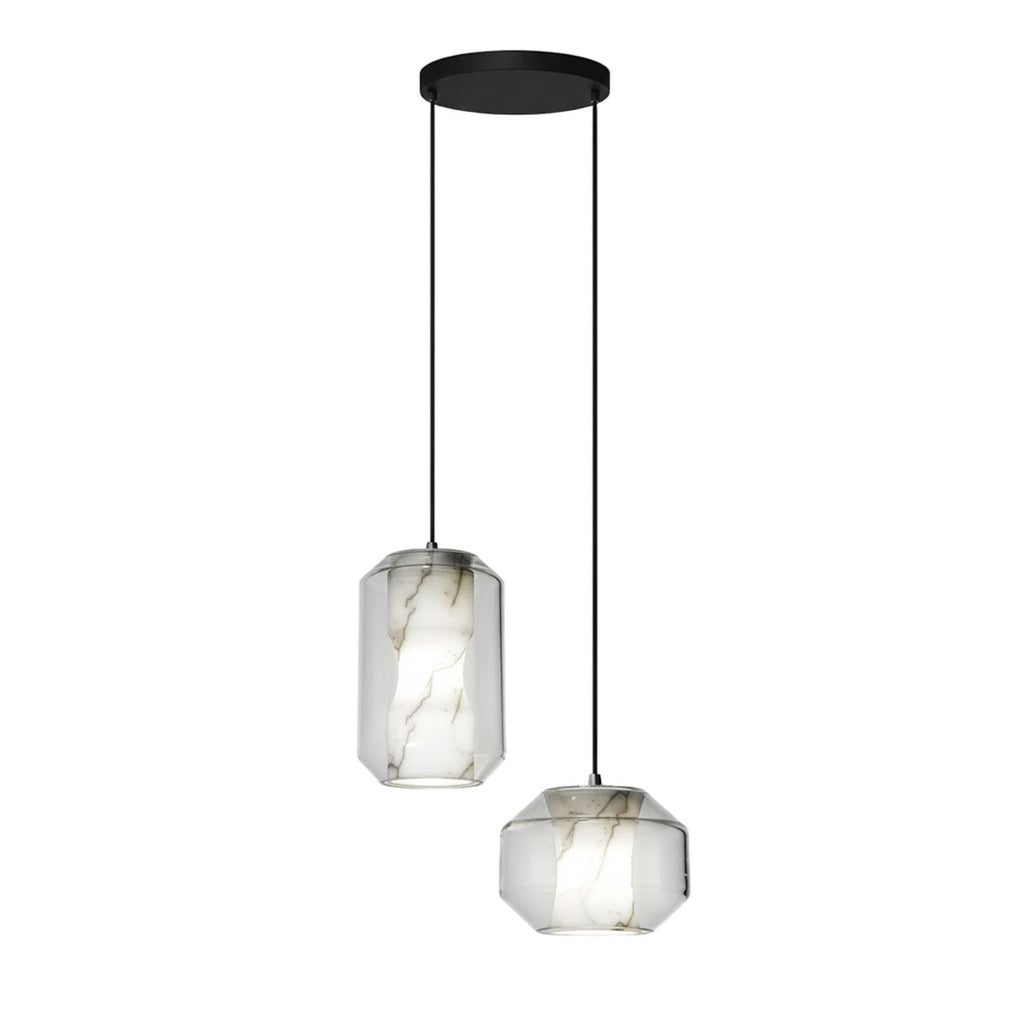 Alabaster Glass Cylinder Pendant Light – product view 70