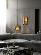 Alabaster Glass Cylinder Pendant Light – product view 71