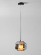Alabaster Glass Cylinder Pendant Light – product view 74