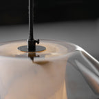 Alabaster Glass Cylinder Pendant Light – product view 80