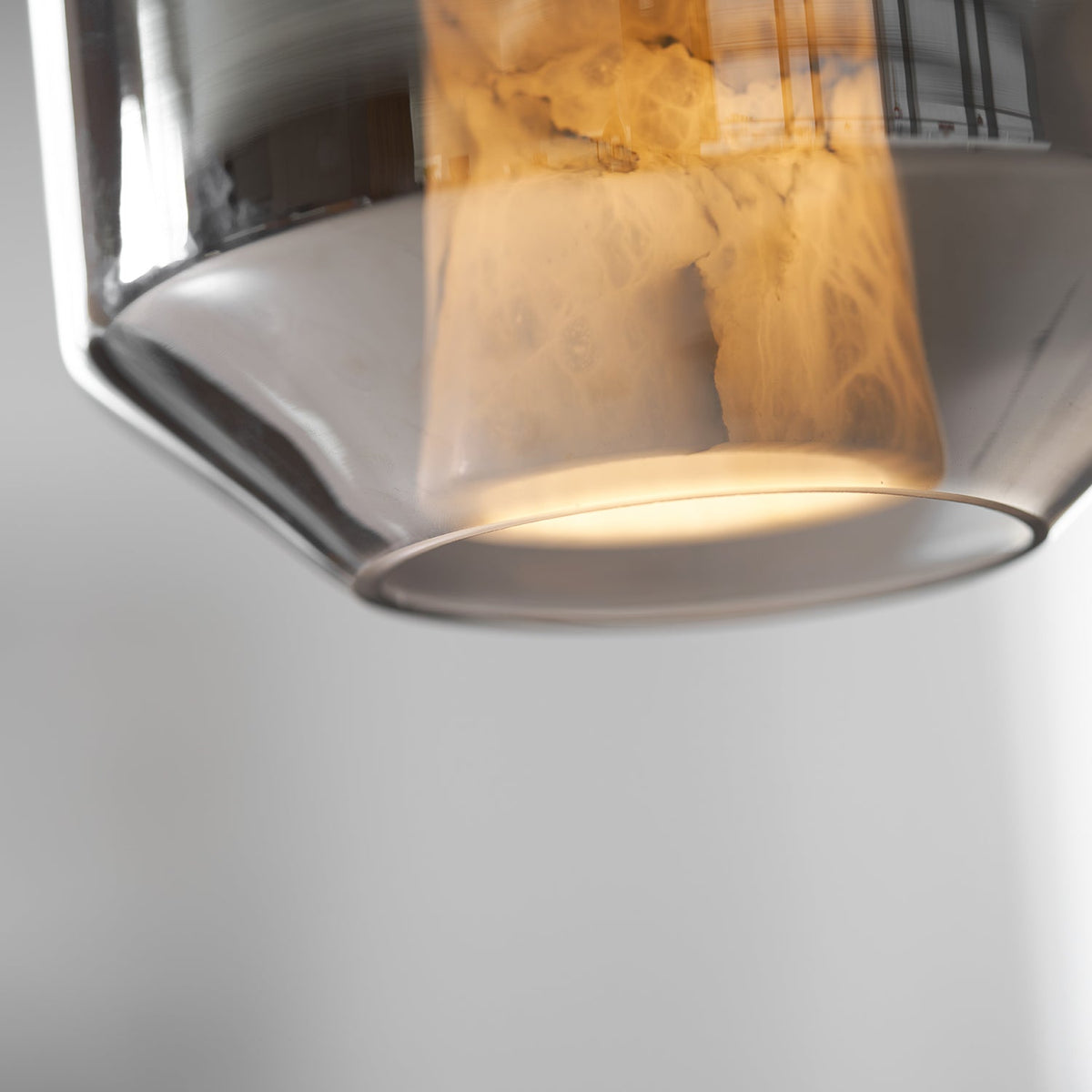 Alabaster Glass Cylinder Pendant Light – product view 83