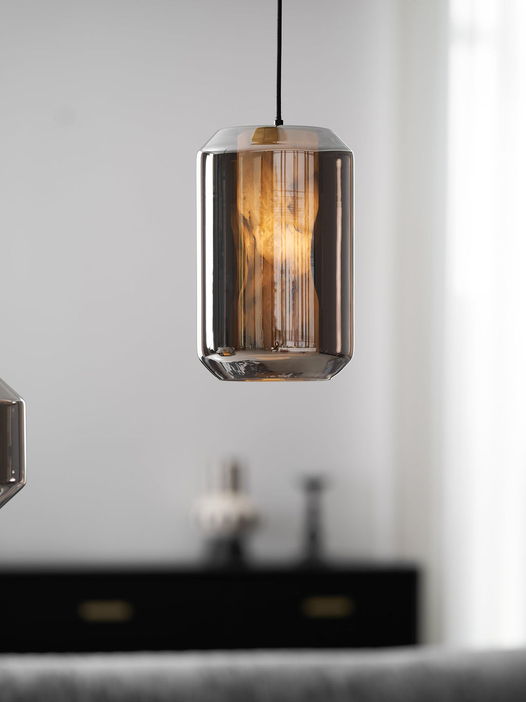 Alabaster Glass Cylinder Pendant Light – product view 87