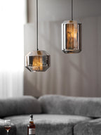 Alabaster Glass Cylinder Pendant Light – product view 89