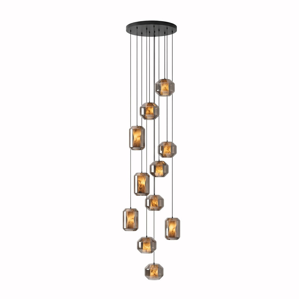Alabaster Glass Cylinder Pendant Light – product view 101