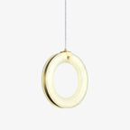 Alabaster Ring Pendant Light – product view 1