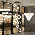 Alabaster Ring Pendant Light – product view 4