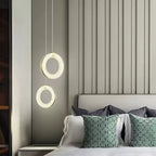 Alabaster Ring Pendant Light – product view 5