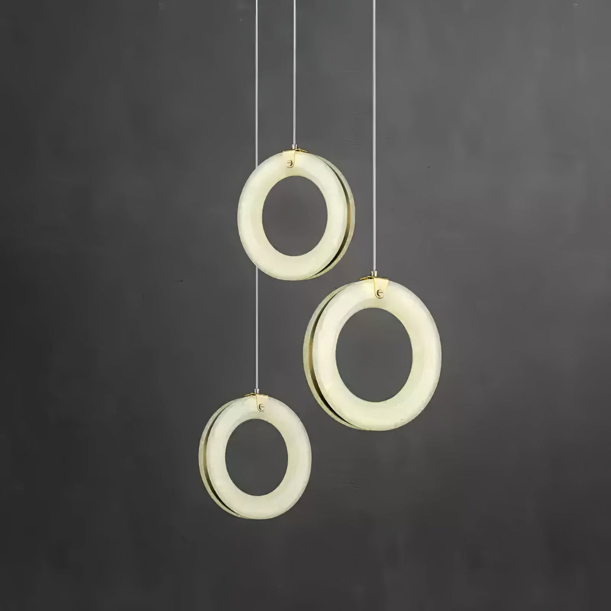 Alabaster Ring Pendant Light – product view 6