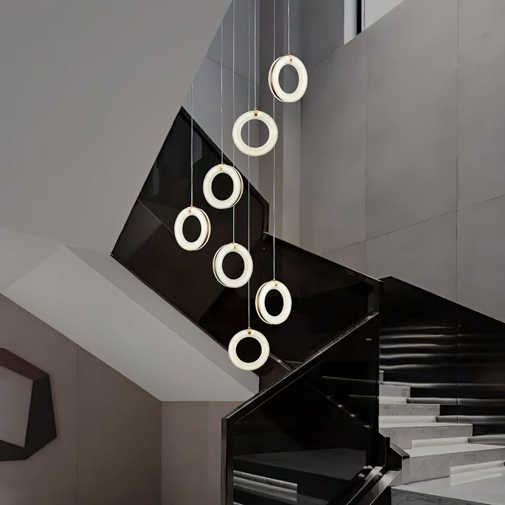 Alabaster Ring Pendant Light – product view 7