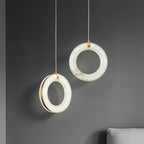 Alabaster Ring Pendant Light – product view 10