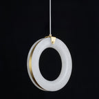 Alabaster Ring Pendant Light – product view 13