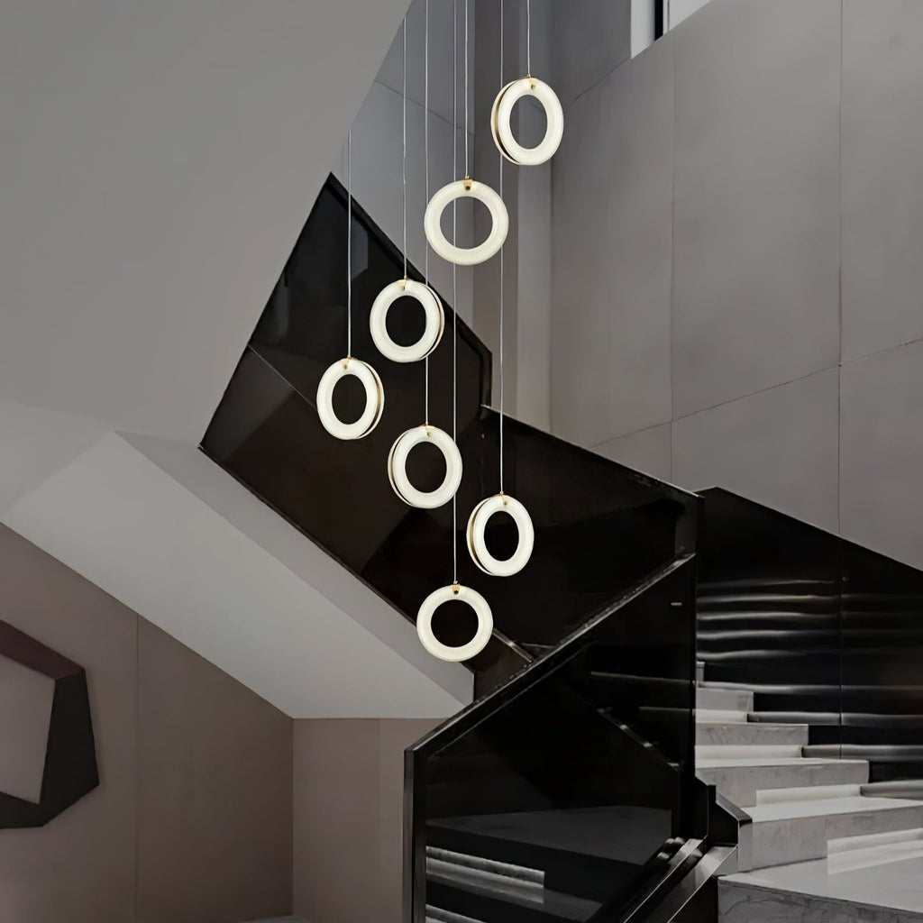 Alabaster Ring Pendant Light – product view 14