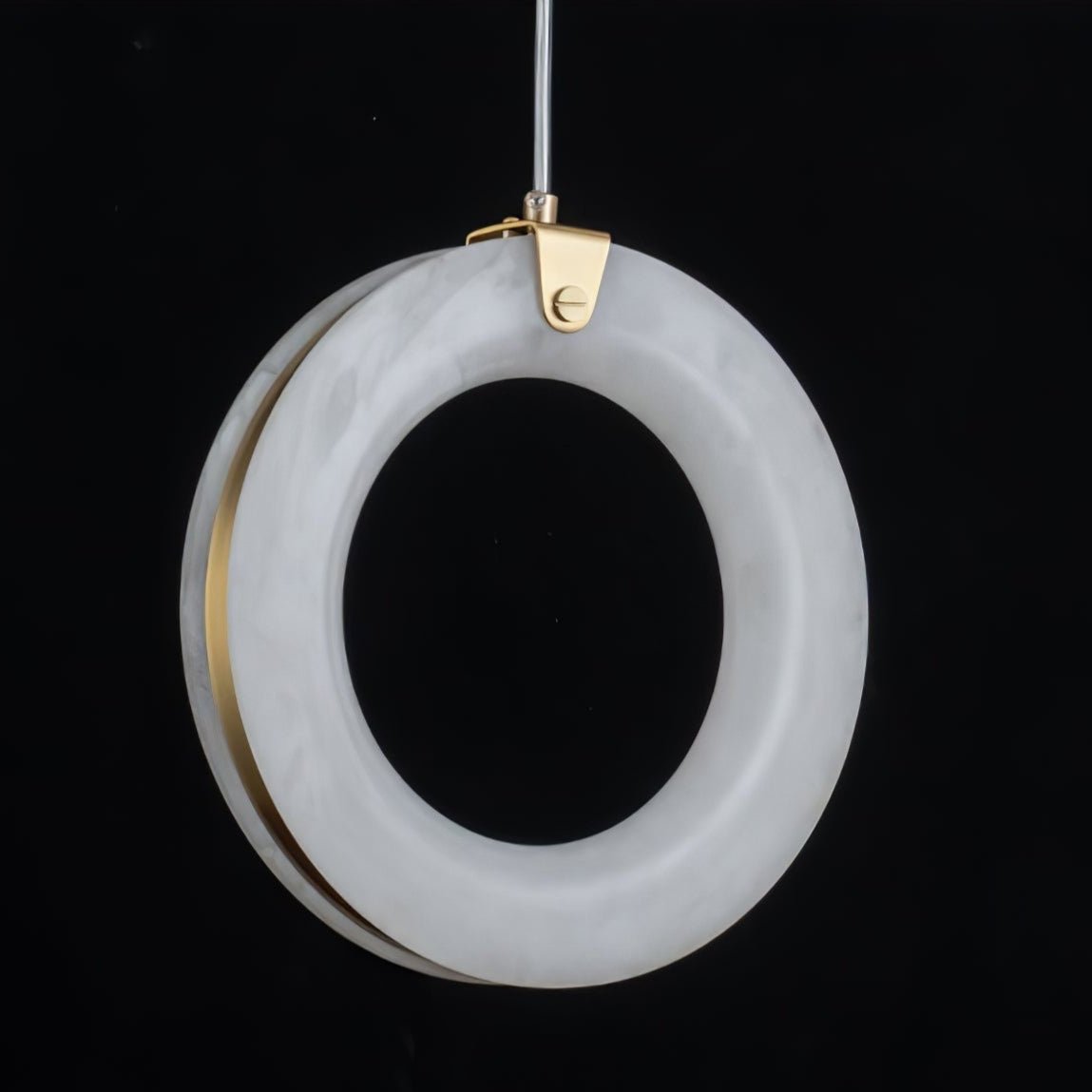 Alabaster Ring Pendant Light – product view 16