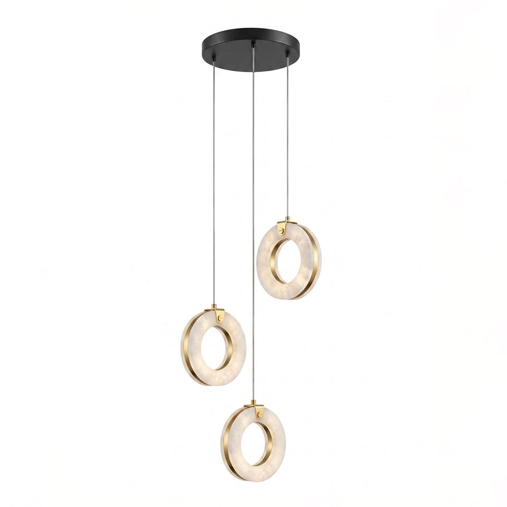 Alabaster Ring Pendant Light – product view 18