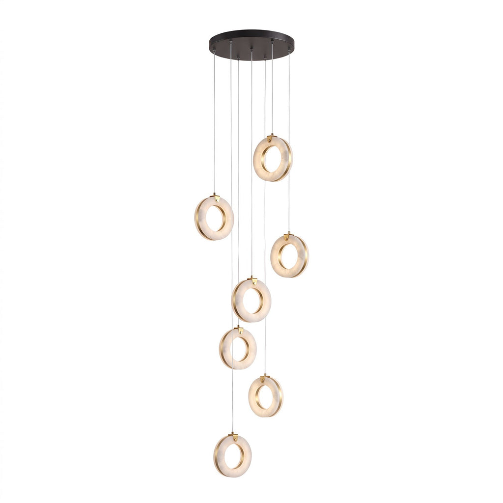 Alabaster Ring Pendant Light – product view 20