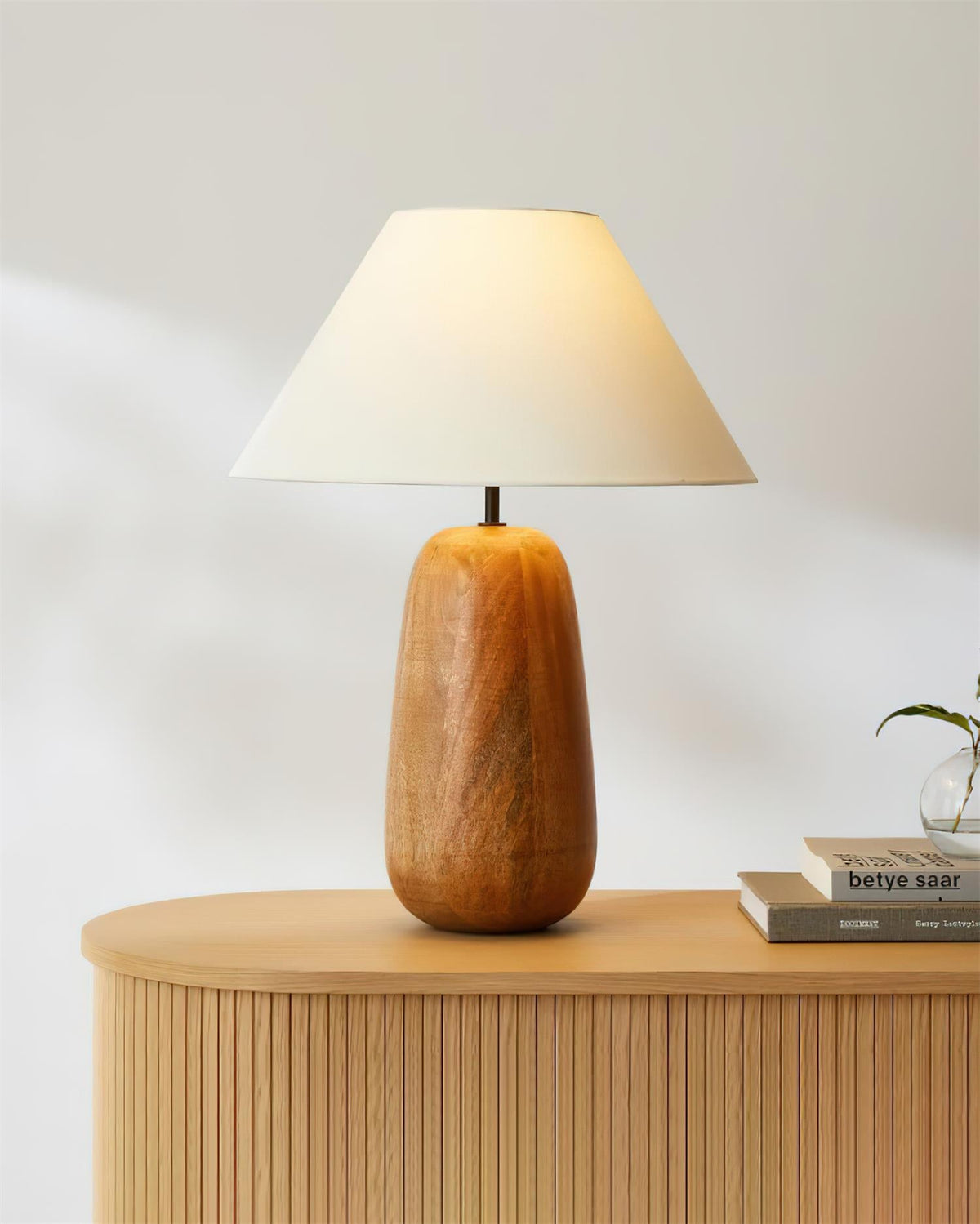 Groove Wood Table Lamp — product view 3
