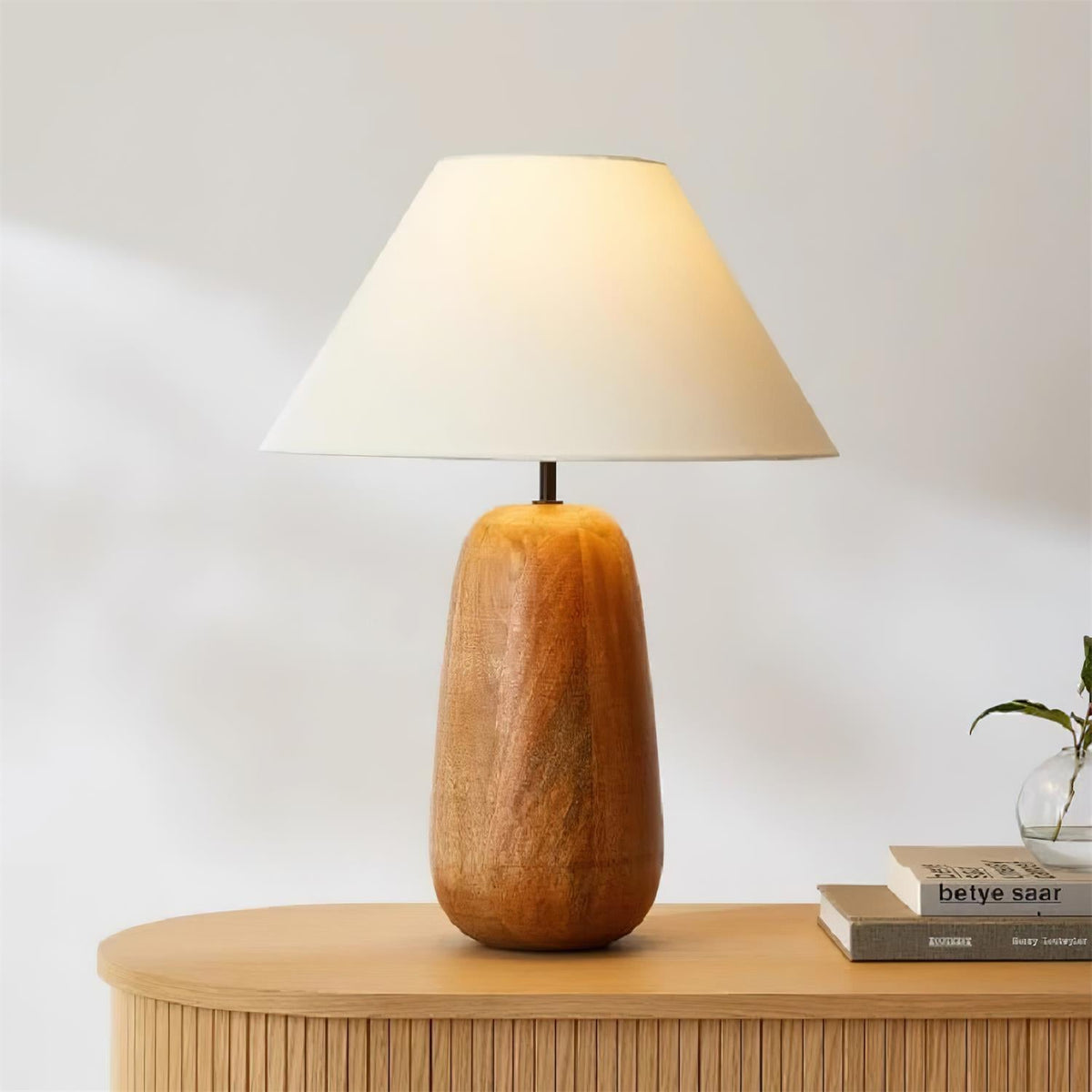Groove Wood Table Lamp — product view 7