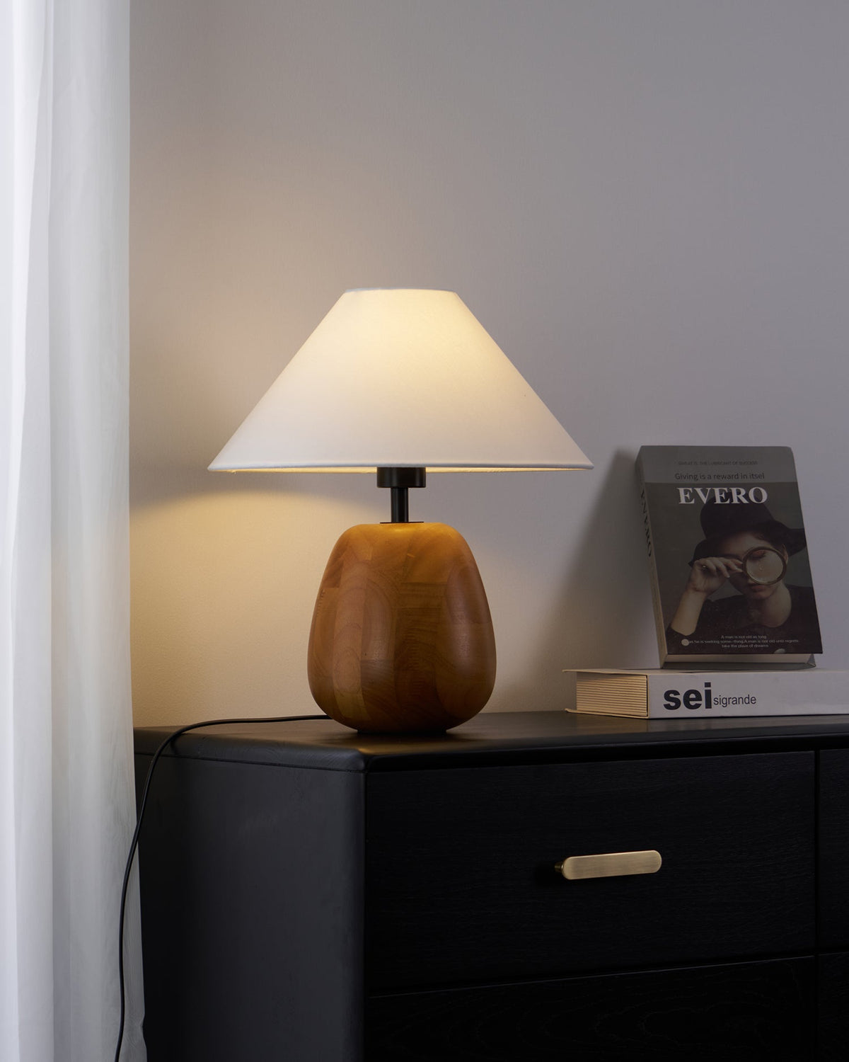 Groove Wood Table Lamp — product view 22