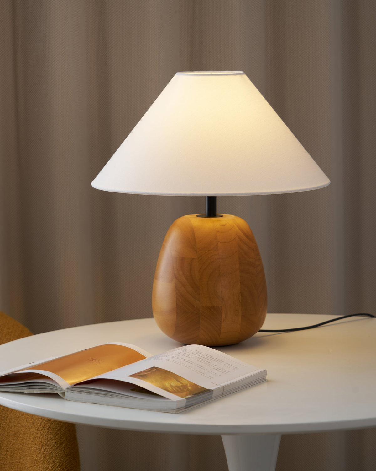 Groove Wood Table Lamp — product view 24