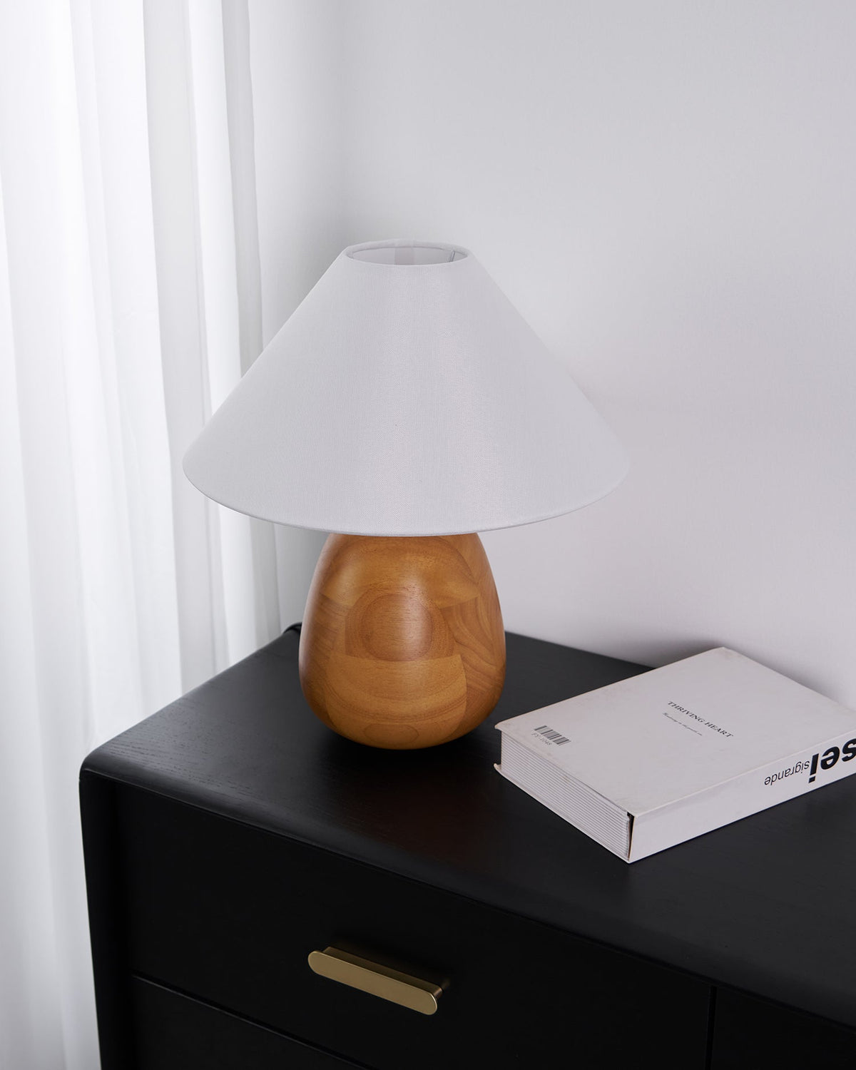 Groove Wood Table Lamp — product view 30