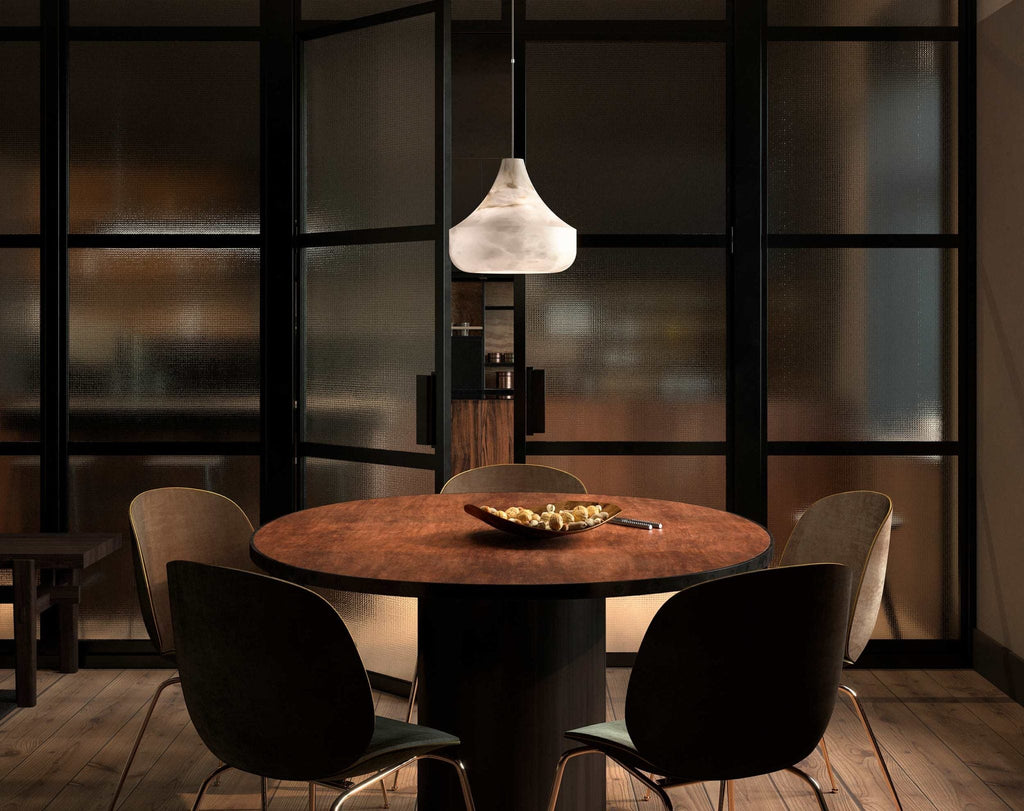 Alabaster Veil Pendant Light – product view 9