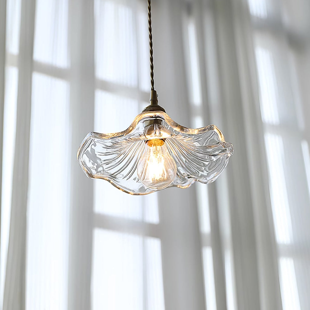 Flower Glass Plug In Pendant Lamp — product view 6