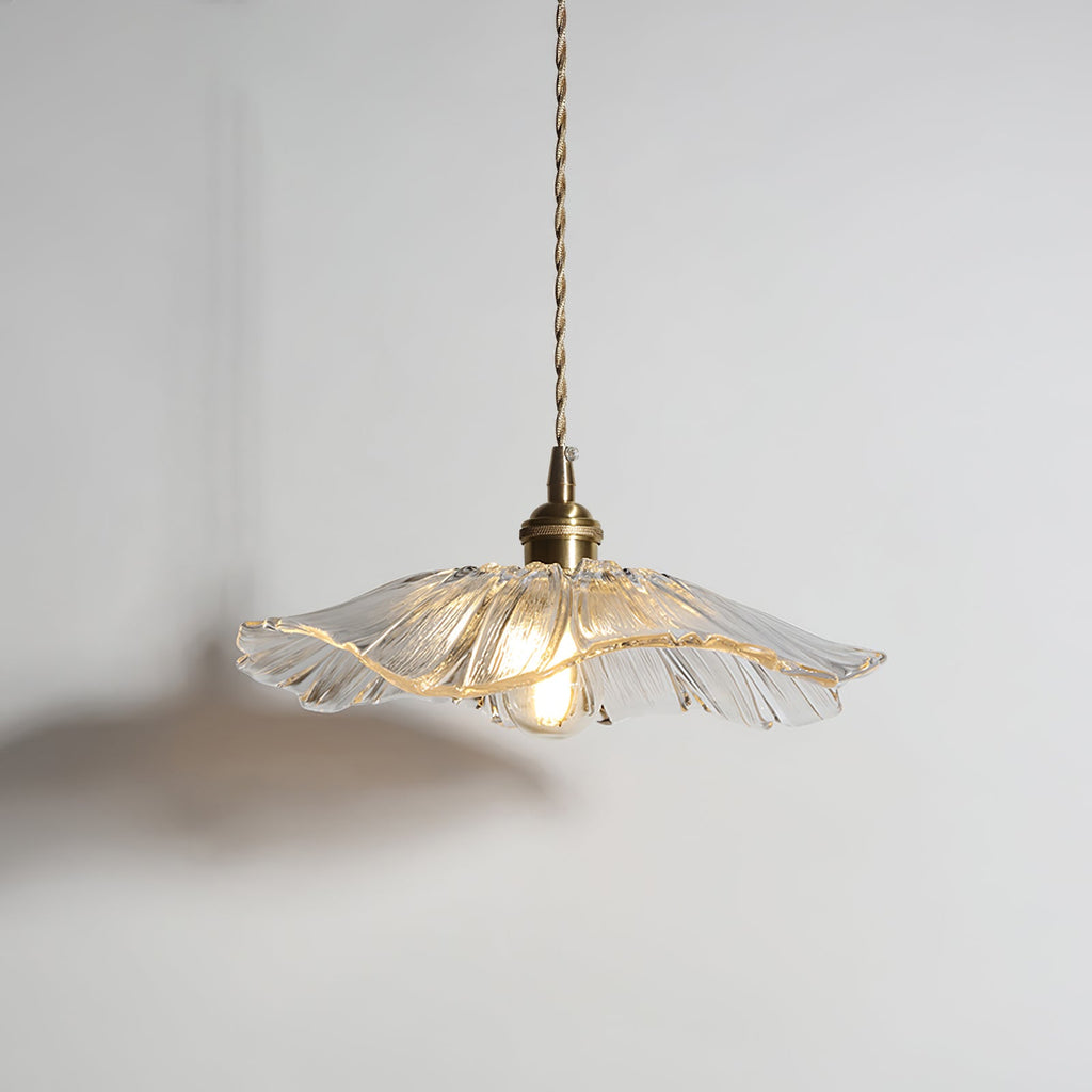Flower Glass Plug In Pendant Lamp — product view 9